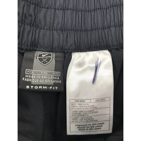 Nike Mens Storm Fit Athletic Windbreaker Jogger Pant Black XXL - Picture 4 of 4